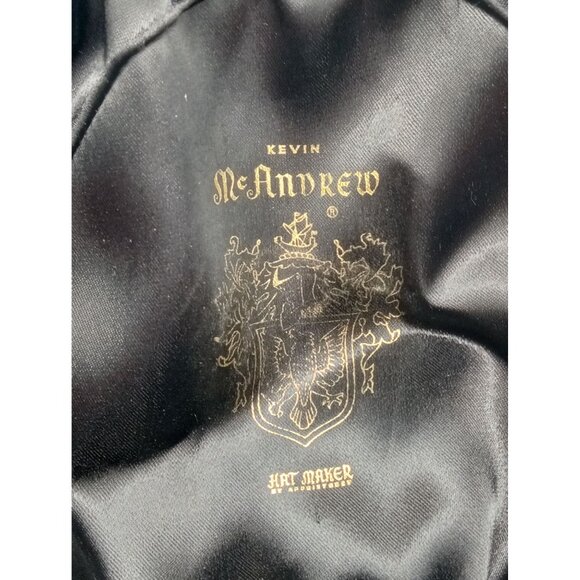 Hat Bowler Kevin McAndrew Brown Union Tag Size 7.5 Roderick St. Johns Feathers - Picture 4 of 16